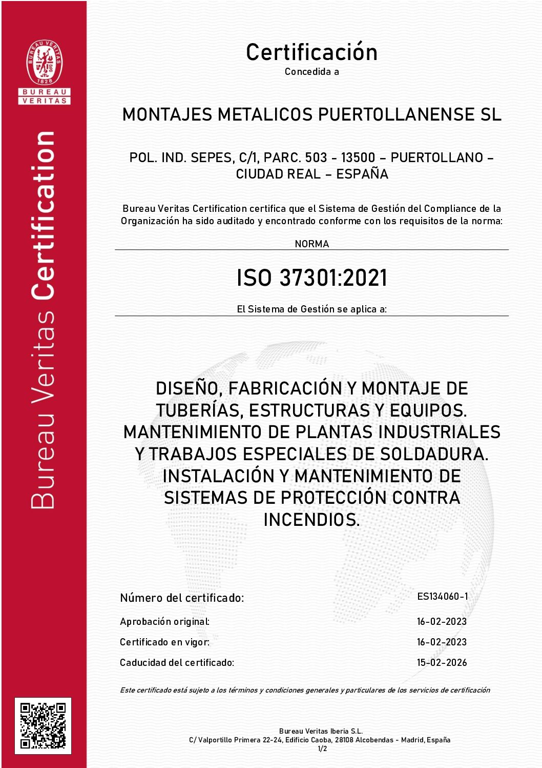 14812771-ISO-37301-MONTAJES-METALICOS-PUERTOLLANENSE-SL-ESPANOL-pdf
